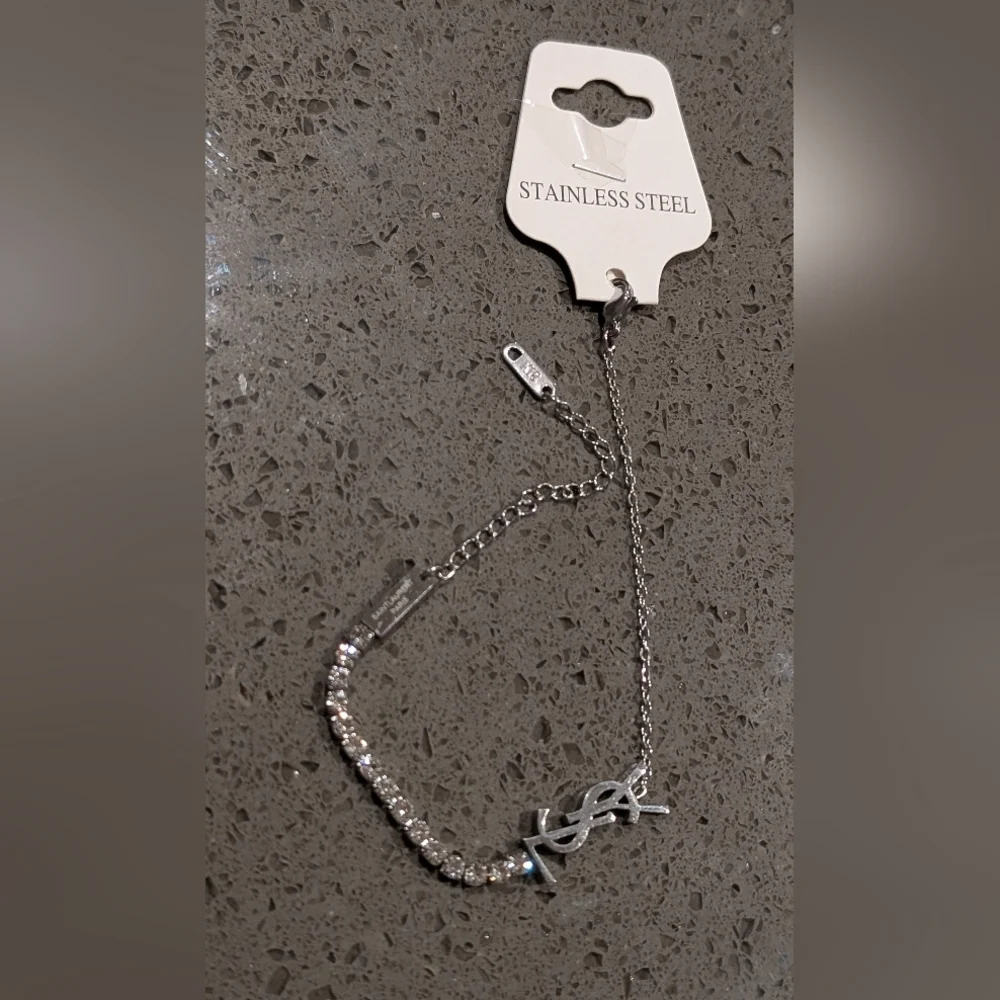 Silver stainless Steel Chain Bracelet Fashion Jewelry